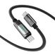 Кабель USB YOKI DISPLAY YK-DI88 Type-C to Type-C 100W 2m Колір Чорний 6907858579921 фото 2