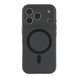 Чохол Glow Silicone Case Full Camera with Magsafe для iPhone 18 Pro Dark Grey 2020000520283 фото