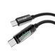 Кабель USB YOKI DISPLAY YK-DI88 Type-C to Type-C 100W 2m Колір Чорний 6907858579921 фото 6