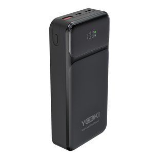 Універсальна Мобільна Батарея YOKI MaxCap 65W 20000 mAh Black YK-PMC2061 Black 6902914325443 фото