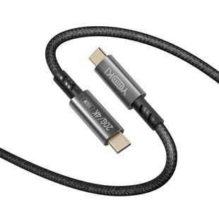 USB YOKI PO73 POWER PRO Type-C to Type-C 100W 2m Черный 6987455001858 фото