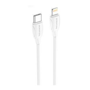 Кабель USB Borofone BX19 Type-C to Lightning 20W 2m Бiлий 6931474752031 фото