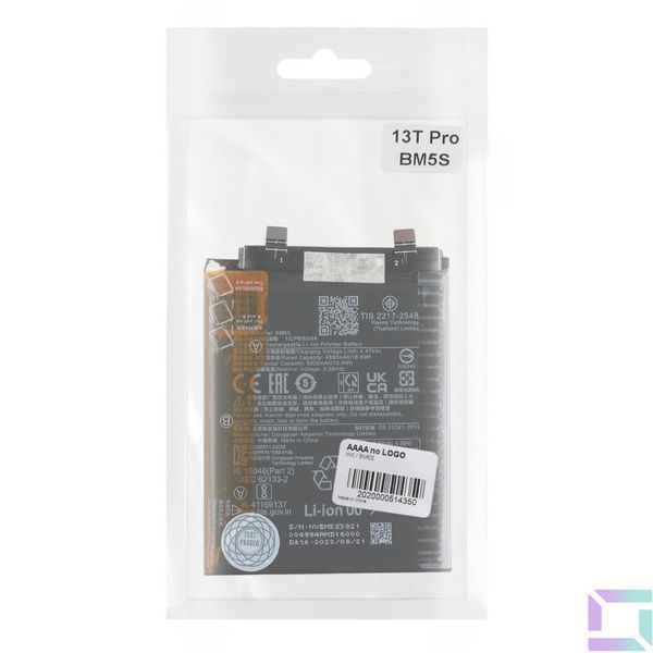 Аккумулятор для Xiaomi 13T Pro / Redmi K60 Ultra / BM5S AAAA no LOGO 2020000514350 фото