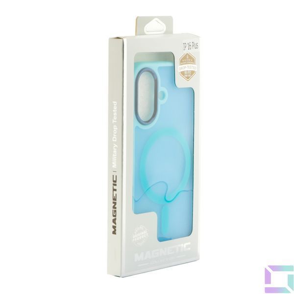 Чохол TPU+PC Space Magnetic Color with Magsafe для iPhone 16 Plus Dark Blue 2020000430056 фото