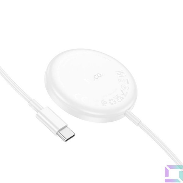 Бездротовий Зарядний Пристрій Hoco CW50 Fast 3-in-1 magnetic 15W (for iWatch) Колір Бiлий 6942007605632 фото