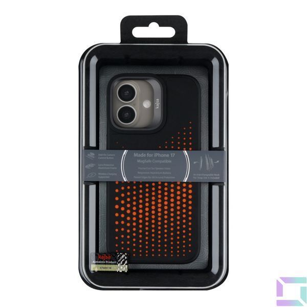Чохол Kajsa Splendid Collection Circle with MagSafe для iPhone 17 Black 2020000509080 фото