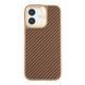 Чехол Kajsa Glamorous Collection Straw Mat Pattern with MagSafe для iPhone 17 Desert Gold 4894505237896 фото
