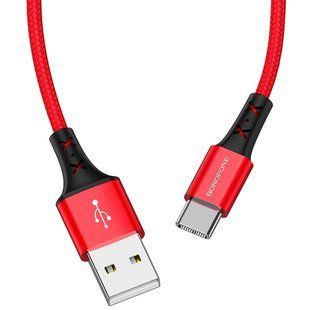 Кабель USB Borofone BX20 Type-C Червоний 6931474700827 фото