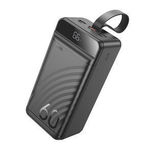Універсальна Мобільна Батарея Power Bank Hoco J123C Element 22.5W+PD20W with digital display 60000 mAh Чорний 6942007612098 фото