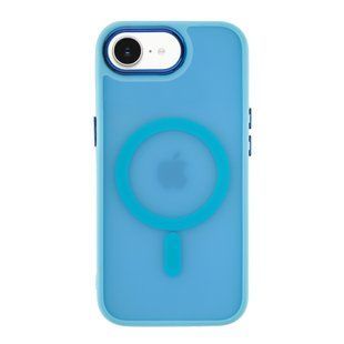 Чохол TPU+PC Space Magnetic Color with Magsafe для iPhone 17e/16e Blue 2020000463030 фото
