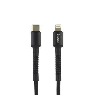 Кабель USB Hoco X71 Especial Type-C to Lightning PD 20W 3A Чорний 6931474758934 фото