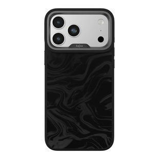 Чехол Kajsa Glamorous Collection Fluid Art with MagSafe для iPhone 17 Pro Black O-Ring 2020000507666 фото