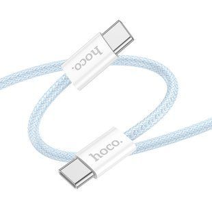 USB Hoco X104 Source 60W Type-C to Type-C Голубой 6942007616874 фото
