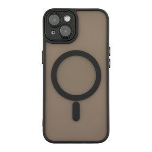 Чохол TPU+PC Magnetic Matte Camera Lens with Magsafe для iPhone 13 Black 2020000438090 фото