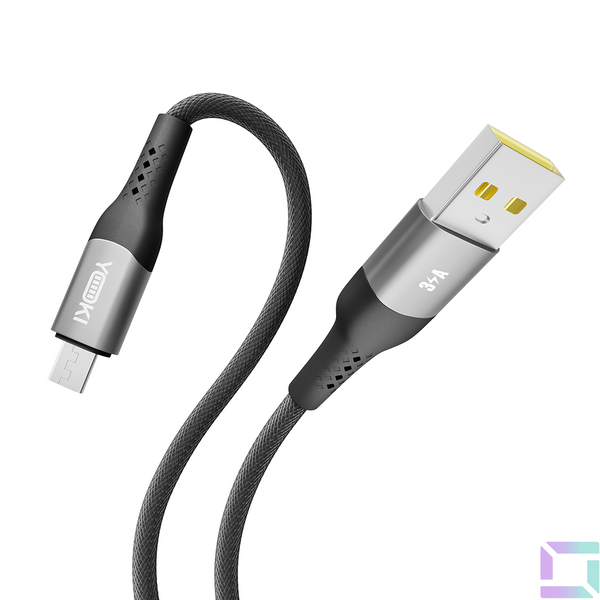 USB YOKI SOLID YK-SO15 Micro 3A 1.2m Цвет Черный 6907858579228 фото