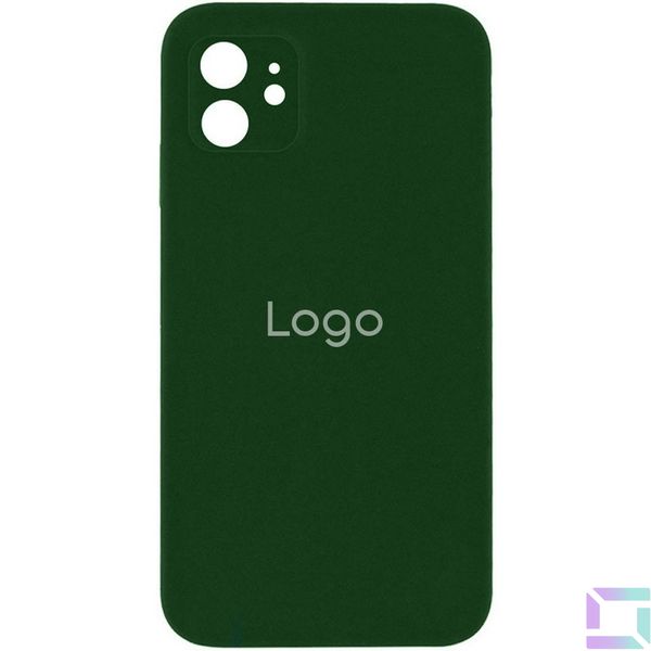 Чохол Silicone Case Full Size with Frame для iPhone 12 Колір 01.Mint 2020000244998 фото