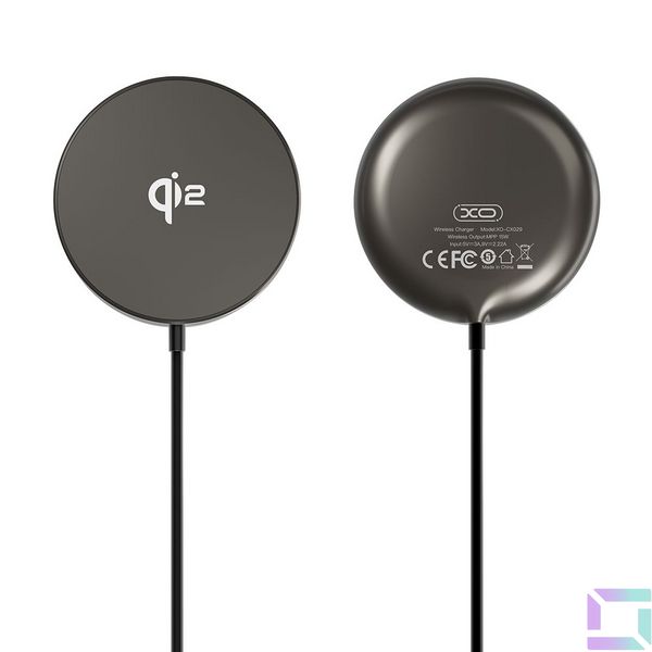 Беспроводное Зарядное Устройство XO CX029 QI2 Magnetic Wireless 15W Цвет Черный 6920680857760 фото