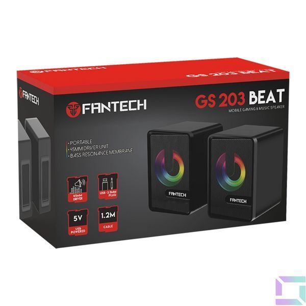 Комп'ютерні колонки FANTECH GS203 Beat Чорний 6972661285031 фото