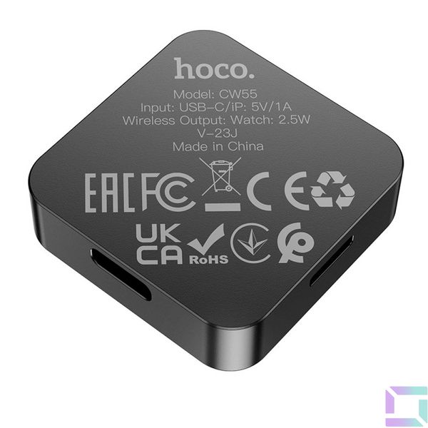 Беспроводное Зарядное Устройство Hoco CW55 For iWatch Цвет Стальной 6942007615693 фото