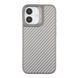Чехол Kajsa Glamorous Collection Straw Mat Pattern with MagSafe для iPhone 17 Grey 4894505237919 фото