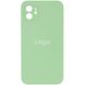 Чехол Silicone Case Full Size with Frame для iPhone 12 Цвет 01.Mint 2020000244998 фото