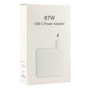 Мережевий Зарядний Пристрій for Mac USB-C PD87W NO LOGO М'ята упаковка Білий 2020000519447 фото