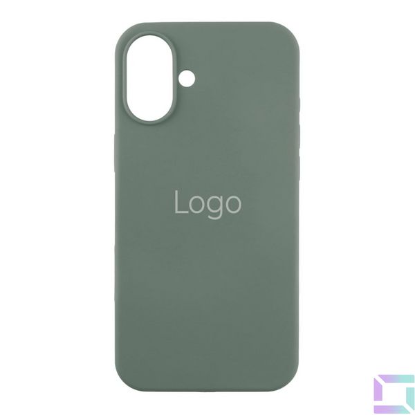 Чехол Silicone Case Full Size (AA) для iPhone 16 Цвет 01.Mint 2020000426479 фото