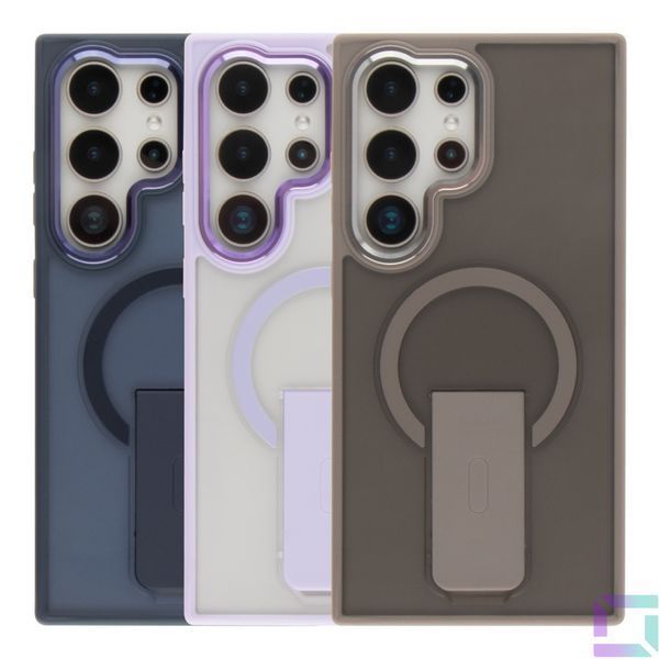 Чохол TPU+PC FlexGuard Magnetic Ring Stand для Samsung Galaxy S24 FE 5G (S721) Purple 2020000466307 фото