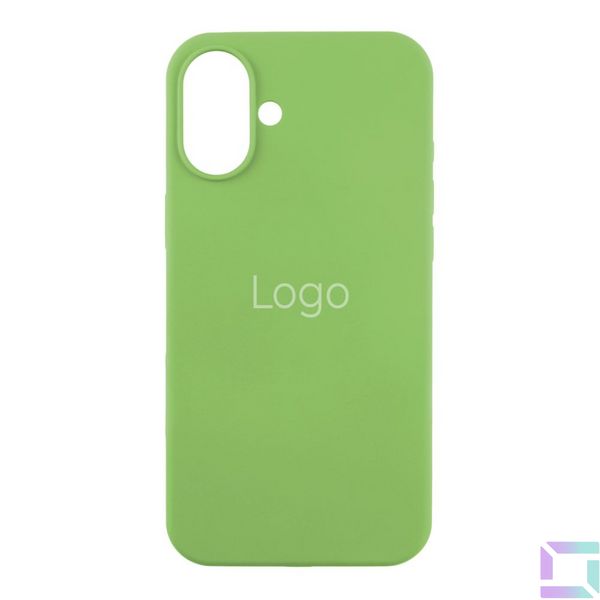 Чехол Silicone Case Full Size (AA) для iPhone 16 Цвет 01.Mint 2020000426479 фото