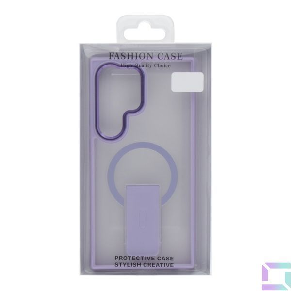 Чохол TPU+PC FlexGuard Magnetic Ring Stand для Samsung Galaxy S24 FE 5G (S721) Purple 2020000466307 фото