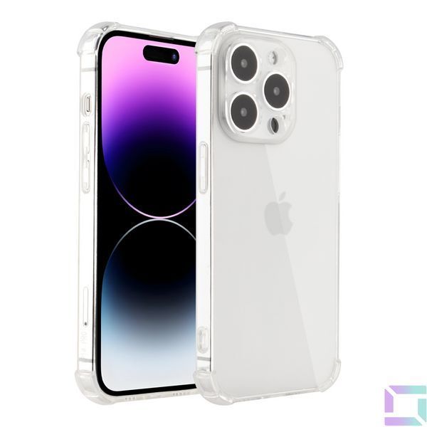 Чехол TPU Virgin Hard Full Camera для iPhone 15 Pro Max Transparent 2020000438373 фото