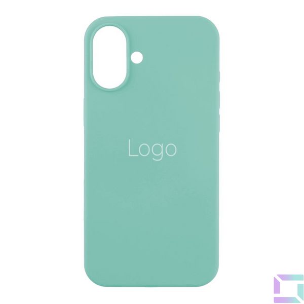 Чохол Silicone Case Full Size (AA) для iPhone 16 Колір 01.Mint 2020000426479 фото