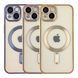 Чохол TPU Metallic Chrome Full Camera with Magsafe для iPhone 13 Chrome Black 2020000384304 фото 2