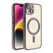 Чохол TPU Metallic Chrome Full Camera with Magsafe для iPhone 13 Chrome Black 2020000384304 фото 3