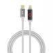 USB YOKI SM33 SMART PULSE Type-C to iP 30W 1.2m Белый 6987455001773 фото 1