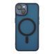 Чехол TPU+PC Magnetic Matte Camera Lens with Magsafe для iPhone 13 Dark Blue 2020000438083 фото 1