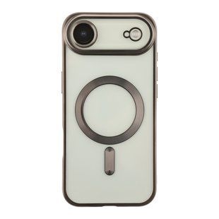 Чохол TPU Metallic Chrome Full Camera with Magsafe для iPhone 17 Air Chrome Black 2020000491552 фото