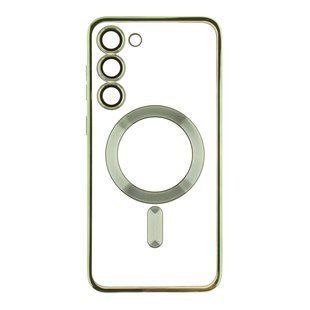 Чохол TPU Metallic Full Camera with Magsafe для Samsung Galaxy S23+ 5G (S916) Green 2020000343080 фото