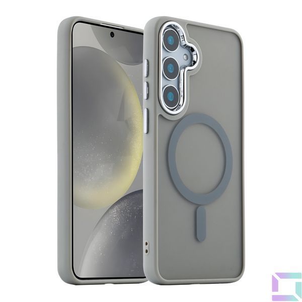 Чехол TPU+PC Space Magnetic Color with Magsafe для Samsung Galaxy S24 5G (S921) Black 2020000436966 фото