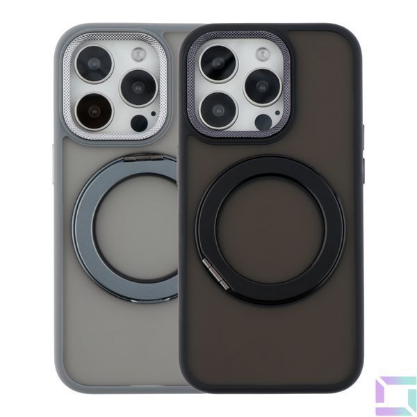 Чехол TPU+PC Mag 360 Spin Case для iPhone 14 Pro Black 2020000442387 фото