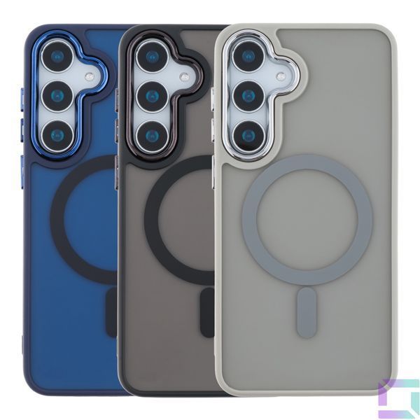 Чехол TPU+PC Space Magnetic Color with Magsafe для Samsung Galaxy S24 5G (S921) Black 2020000436966 фото