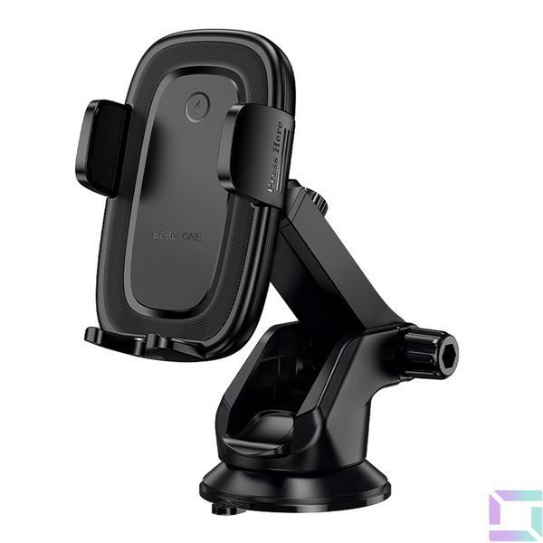 Автотримач Borofone BH223 Wireless 15W Чорний 6941991121319 фото