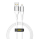 USB YOKI SOLID YK-SO15 Lightning 2.4A 1.2m Цвет Белый 6907858579259 фото