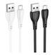 Кабель USB Borofone BX121 Micro 2.4A Чорний 6941991123047 фото 2