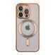 Чохол TPU Metallic Full Camera with Magsafe для iPhone 15 Pro Gold 2020000370192 фото