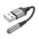 Переходник Hoco LS36 Sound Card USB to AUX 3.5mm (female) 12cm Черный 6942007608879 фото 3