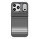 Чохол Kajsa Resort Collection Gradient Stripe with MagSafe для iPhone 17 Pro Max Grey B-Ring 2020000507406 фото