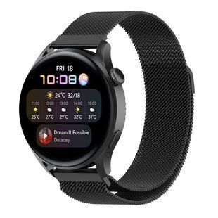 Ремінець Універс 20mm Milanese loop для Samsung/Amazfit/Huawei Black 2020000438335 фото