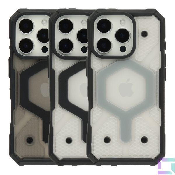 Чохол TPU+PC ArmorHex Magnetic Case для iPhone 16 Pro Matte Black 2020000464648 фото