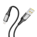 USB YOKI SOLID YK-SO15 Lightning 2.4A 1.2m Цвет Черный 6907858579242 фото 6